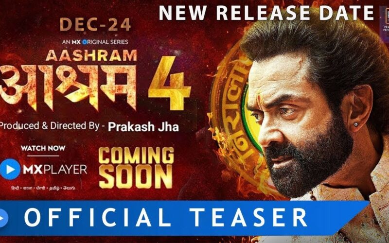 Aashram Season 4 Official Trailer Update I Bobby Deol MX Player Ashram Season4 Ott New Release Date YouTube