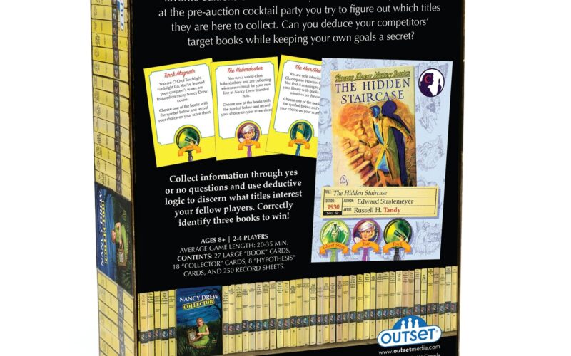 Amazon Nancy Drew Collector Card Game A Game Of Logic And Deduction For 2 To 4 Players Ages 8 And Up By Outset Toys Games