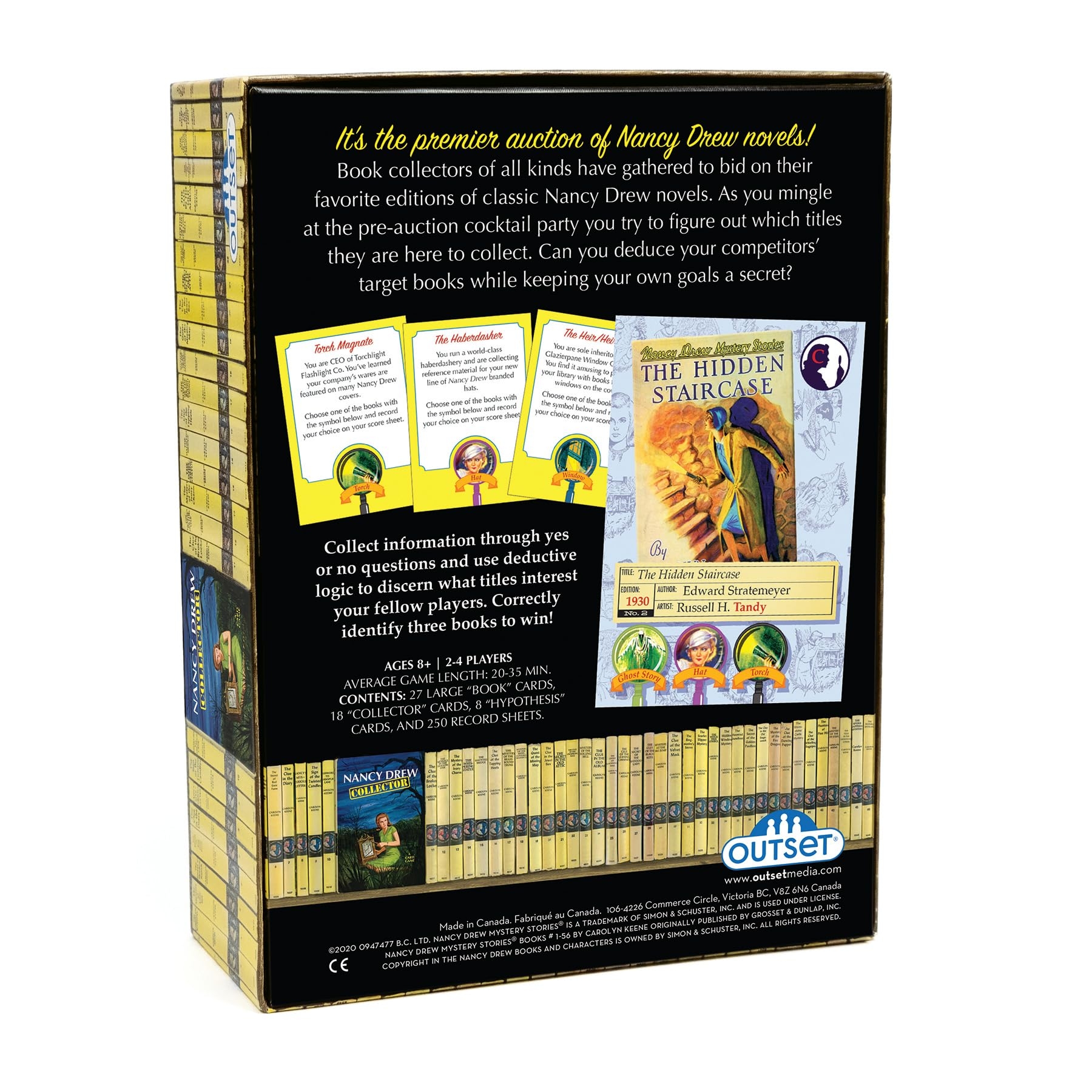 Amazon Nancy Drew Collector Card Game A Game Of Logic And Deduction For 2 To 4 Players Ages 8 And Up By Outset Toys Games Amazon Nancy Drew Collector Card Game A Game Of Logic And Deduction For 2 To 4 Players Ages 8 And Up By Outset Toys Games