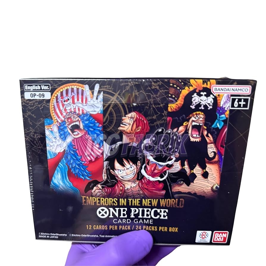 Amazon OP09 The New Four Emperors Emperors In The New World Booster Box Display Factory Sealed For One Piece Card Game 24 Packs English Toys Games
