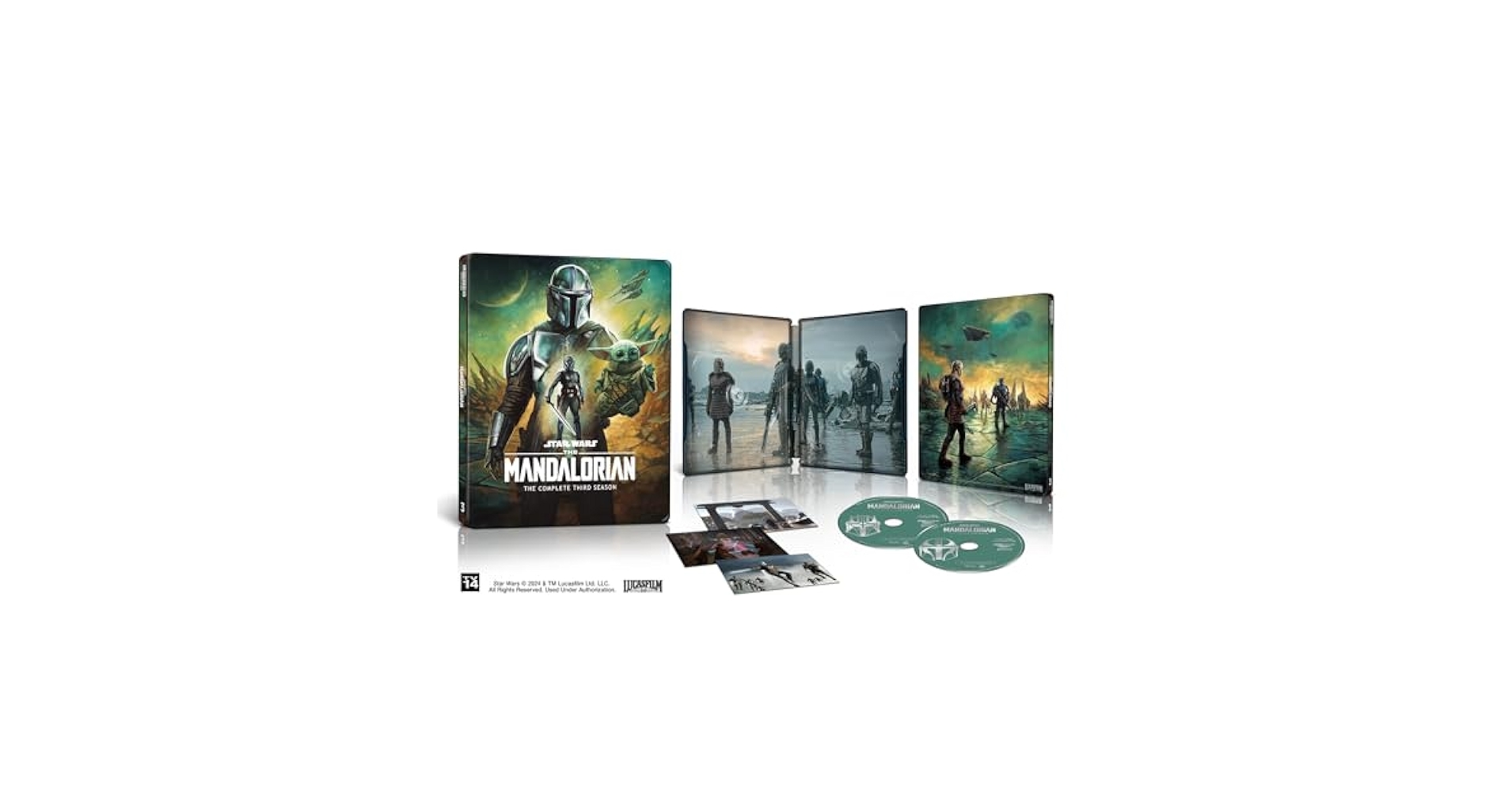 Amazon The Mandalorian Season 3 Blu ray Pedro Pascal Katee Sackhoff Carl Weathers Movies TV