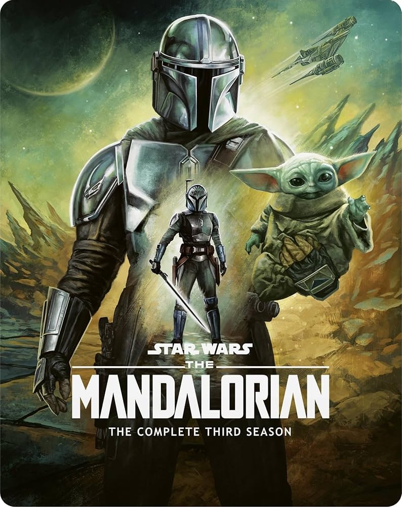 Amazon The Mandalorian The Complete Third Season SteelBook Collector s Edition 4K UHD Blu ray Region Free Pedro Pascal Katee Sackhoff Carl Weathers Movies TV