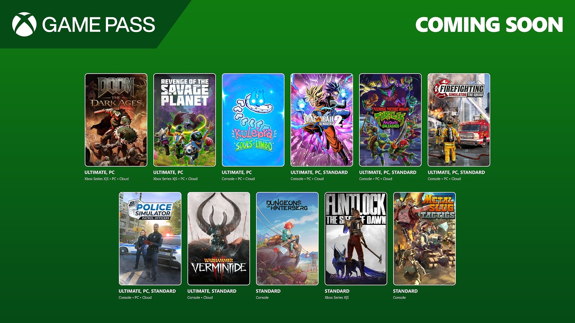 Coming To Game Pass DOOM The Dark Ages Revenge Of The Savage Planet Dragonball Xenoverse 2 And More Xbox Wire