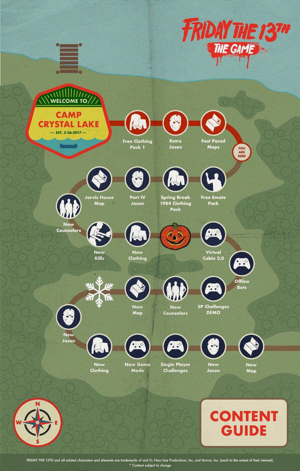 DLC Roadmap Friday The 13th The Game