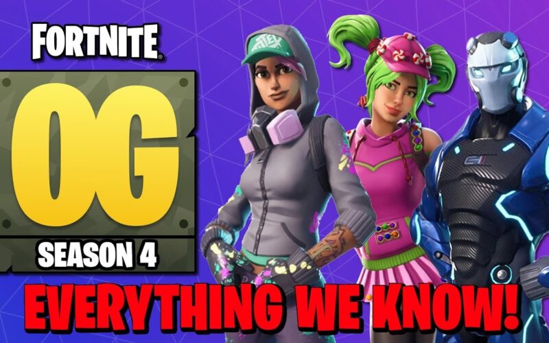 Fortnite Season 4 OG Everything We Know YouTube