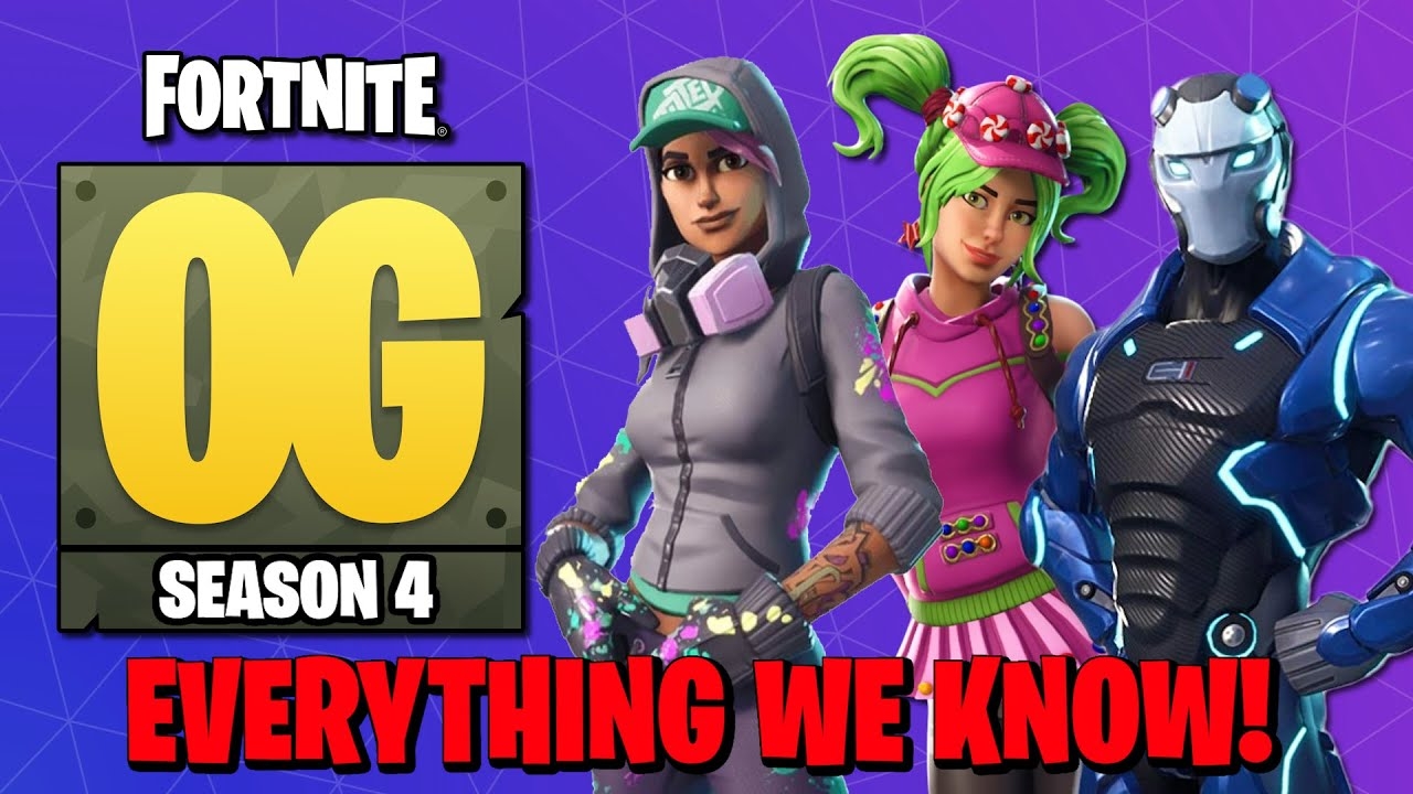 Fortnite Season 4 OG Everything We Know YouTube