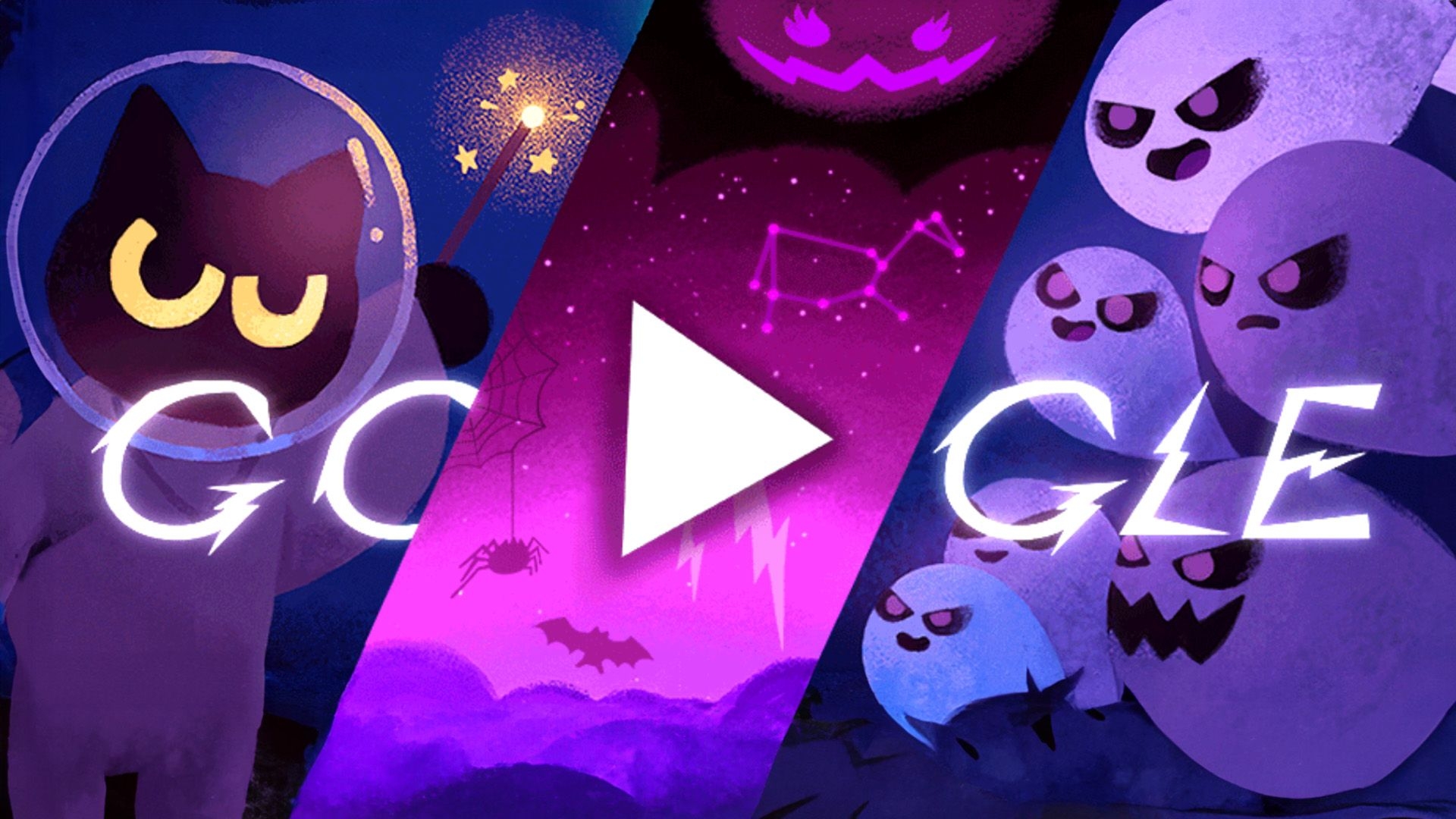 Google s Spooky Magic Cat Academy Halloween Doodle Is Back With A Third Installment
