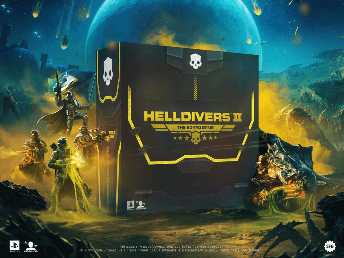 HELLDIVERS 2 The Board Game By Steamforged Games ATTENTION HELLDIVERS Gamefound