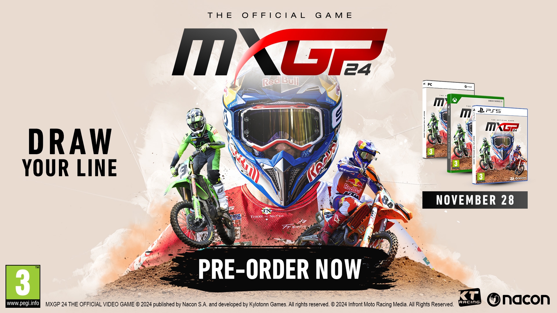 MXGP 24 THE OFFICIAL GAME ANNOUNCES PRE ORDERS AND RELEASE DATE MXGP