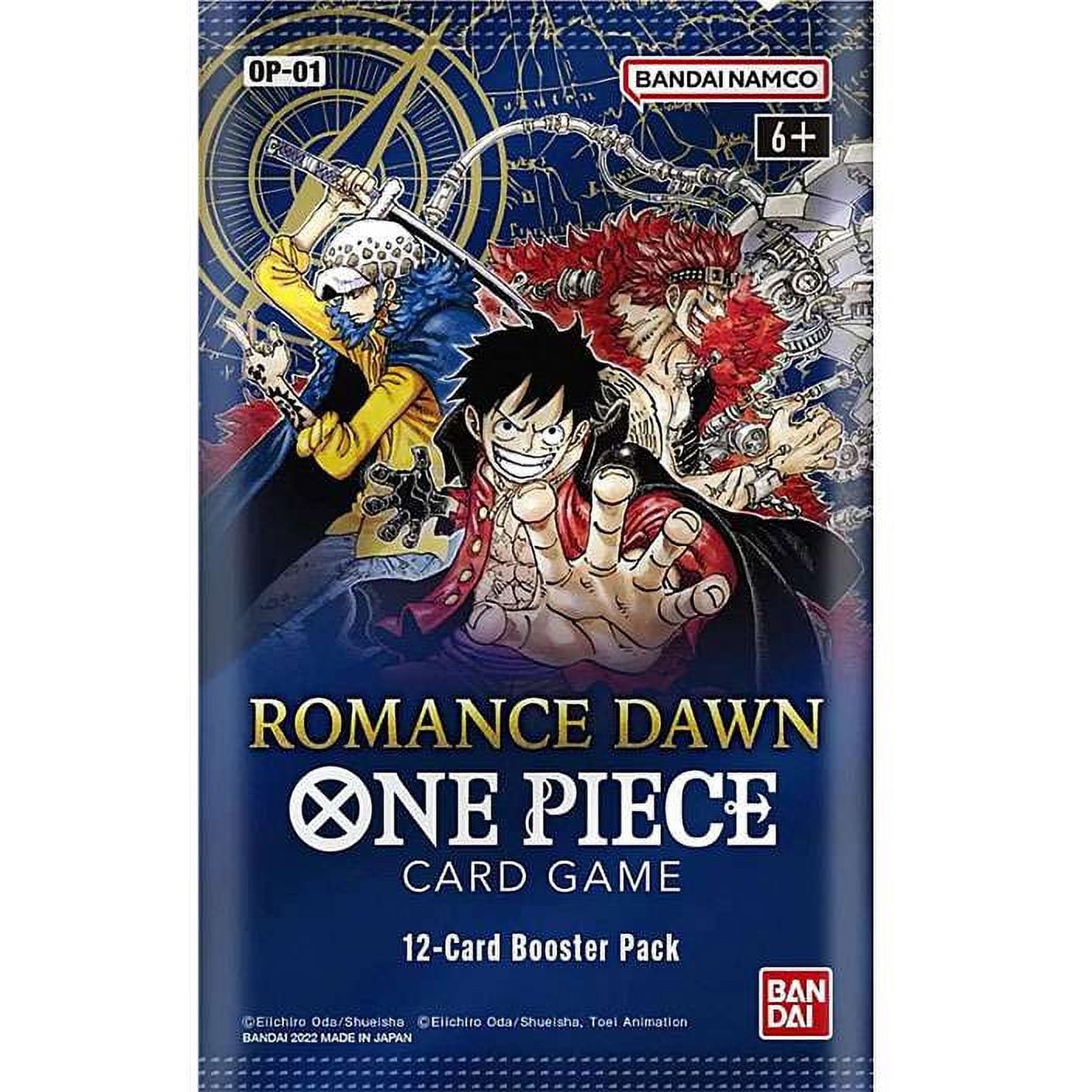 One Piece Manga TCG Romance Dawn Booster Pack 12 Cards Walmart