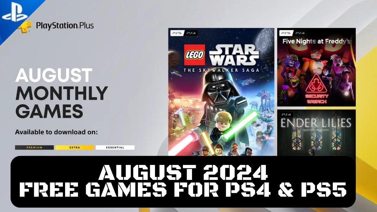 PlayStation Plus Essential Games August 2024 Free Games For PS4 And PS5 Monthly Games YouTube