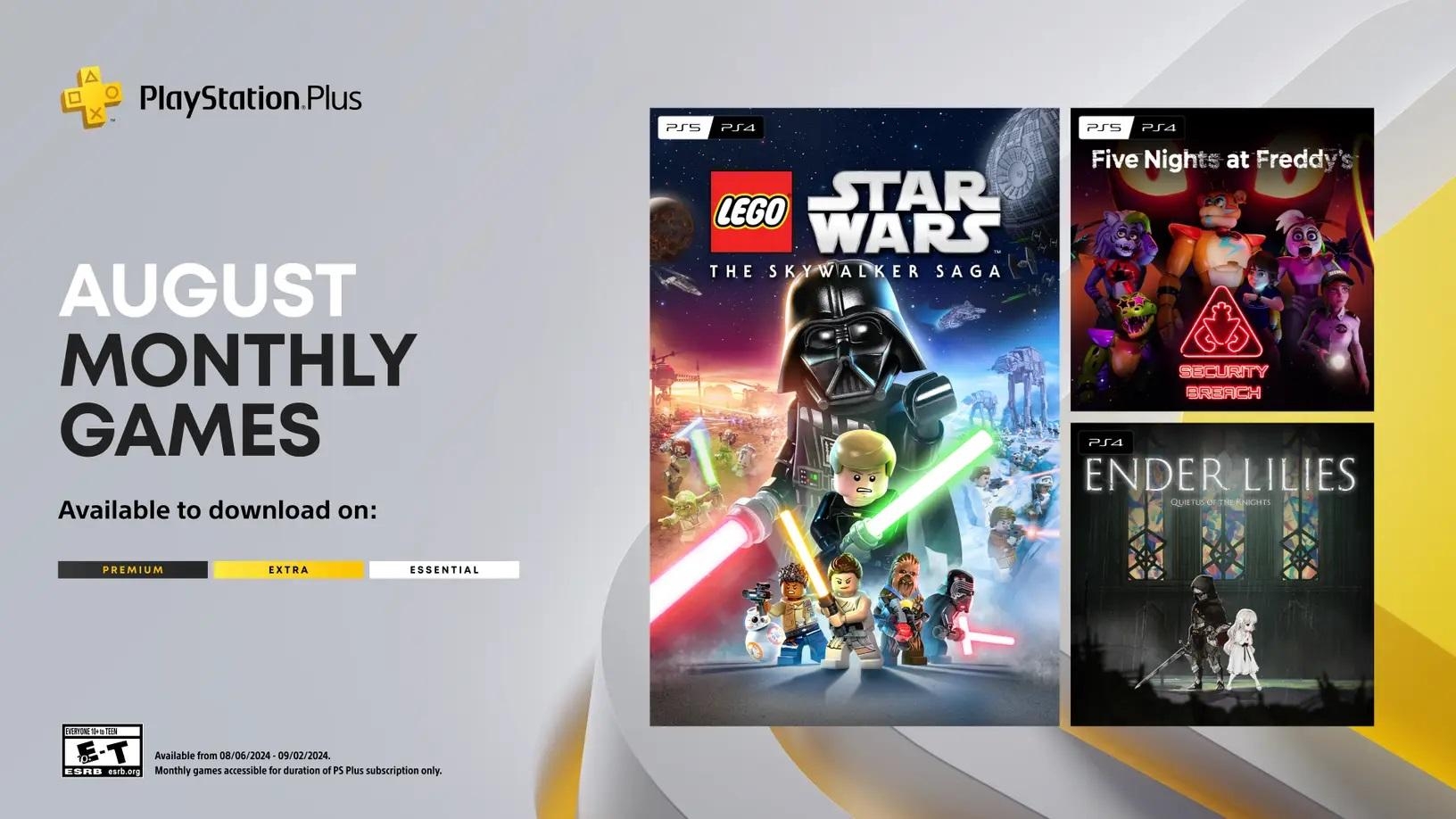 PlayStation Plus Monthly Games For August 2024 Now Available