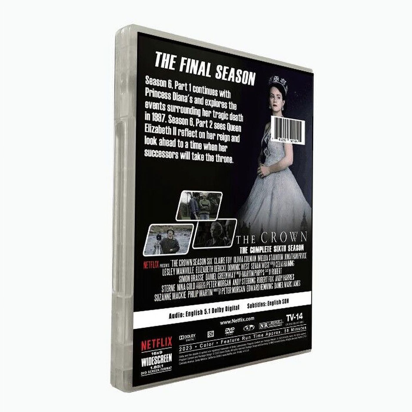 Sony Pictures The Crown Complete Season 6 Show DVD Walmart