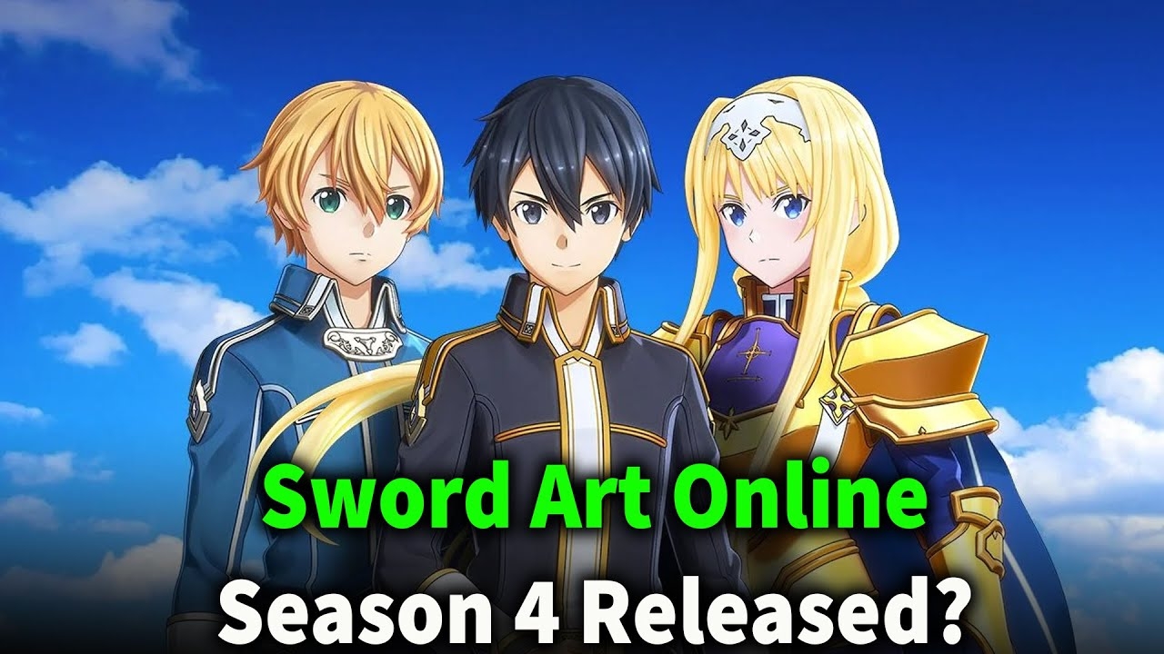 Sword Art Online Season 4 Release Date YouTube