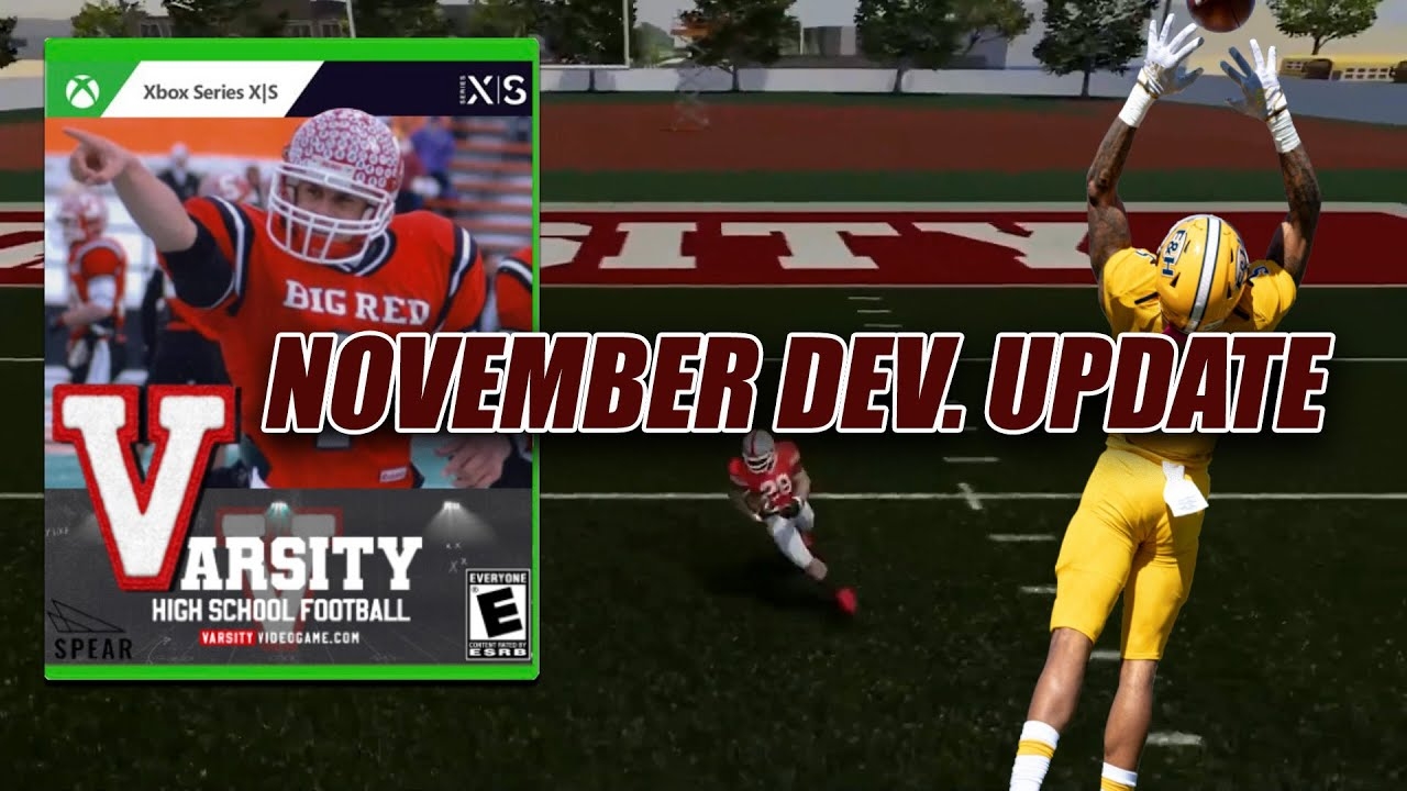 Varsity High School Football Video Game NOVEMBER DEV UPDATE YouTube Varsity High School Football Video Game NOVEMBER DEV UPDATE YouTube