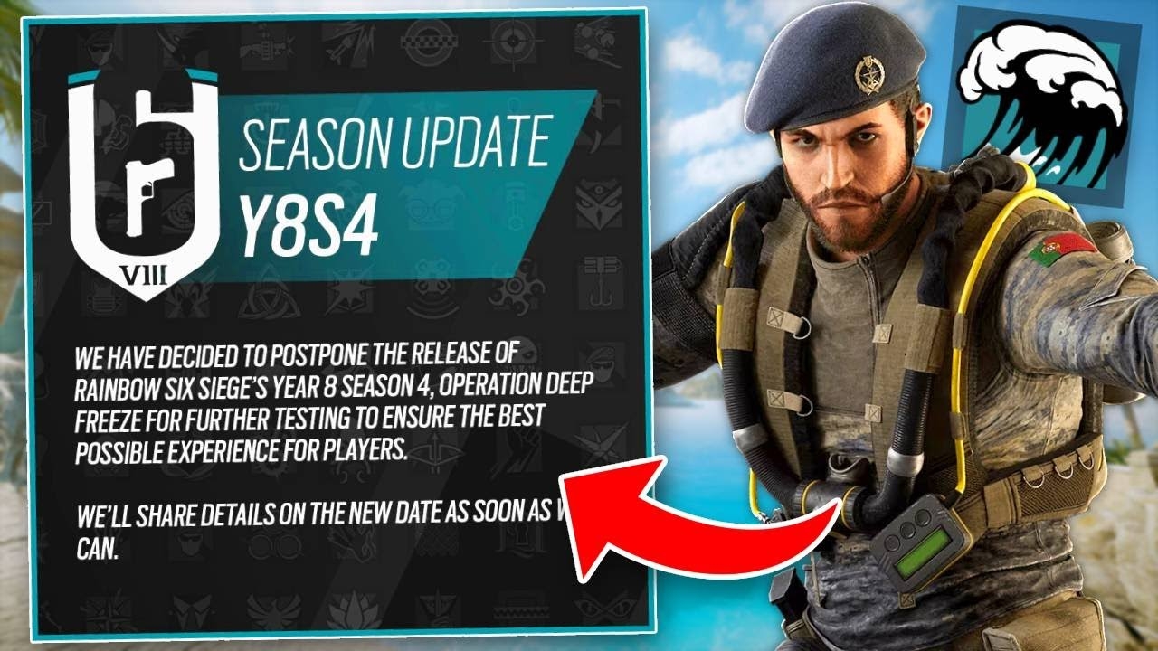 Y8S4 OFFICIALLY DELAYED Rainbow Six Siege Deep Freeze YouTube